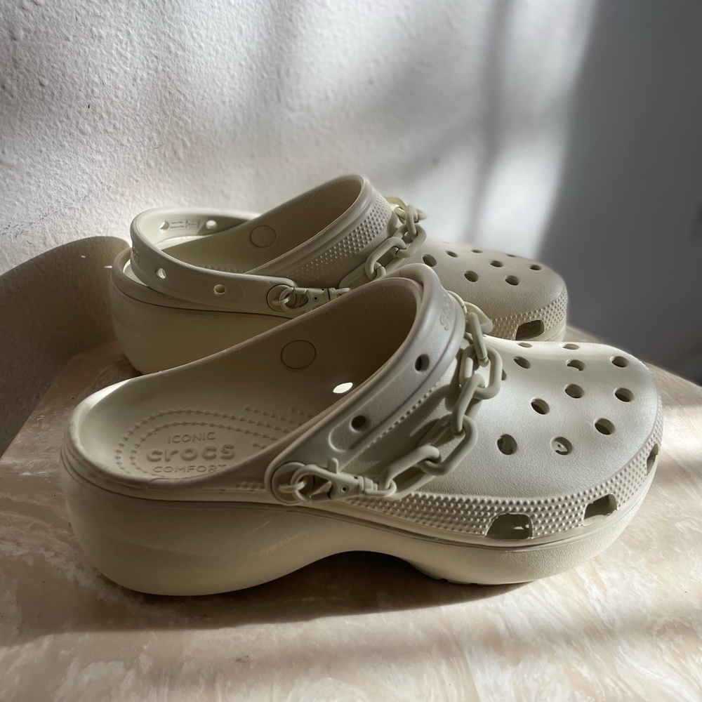 Crocs Platform Clog Women's Nome White Sandals